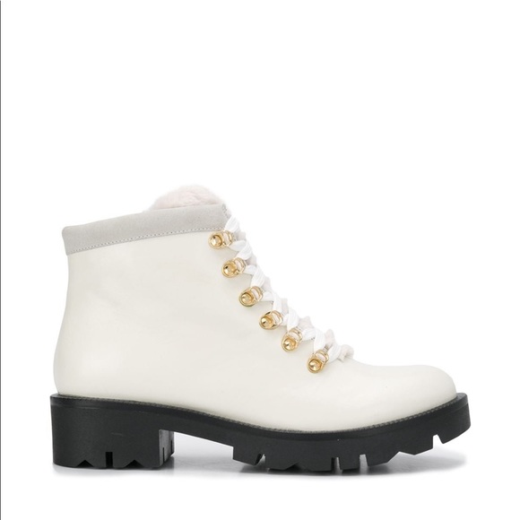 ALMOST NEW SIZE 6.5 TOSCA BLU WHITE TREK BOOTS - Picture 4 of 6